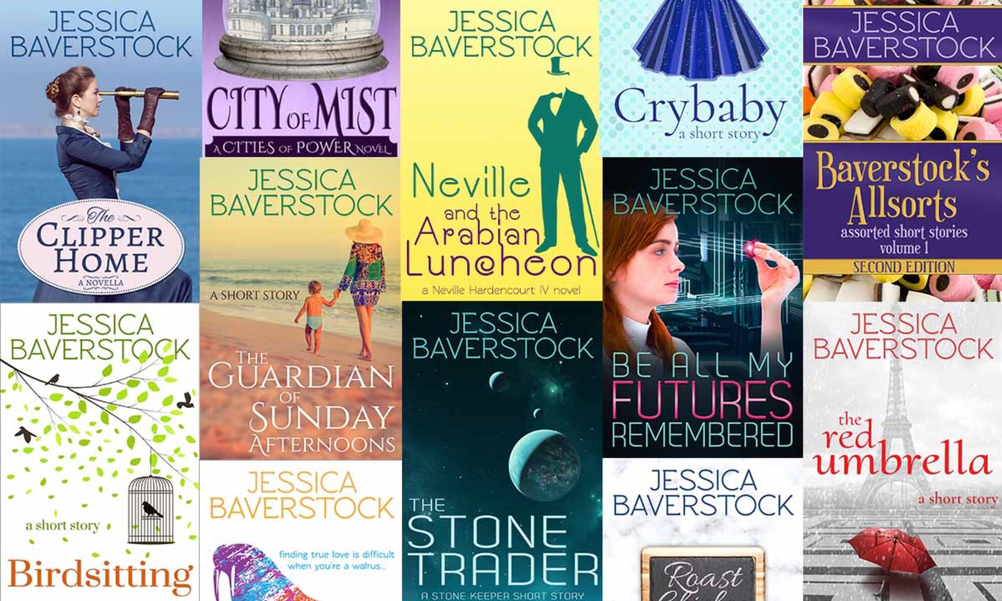 Jessica Baverstock Book Covers